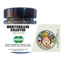 Mediterrane Kräuter mit Olive